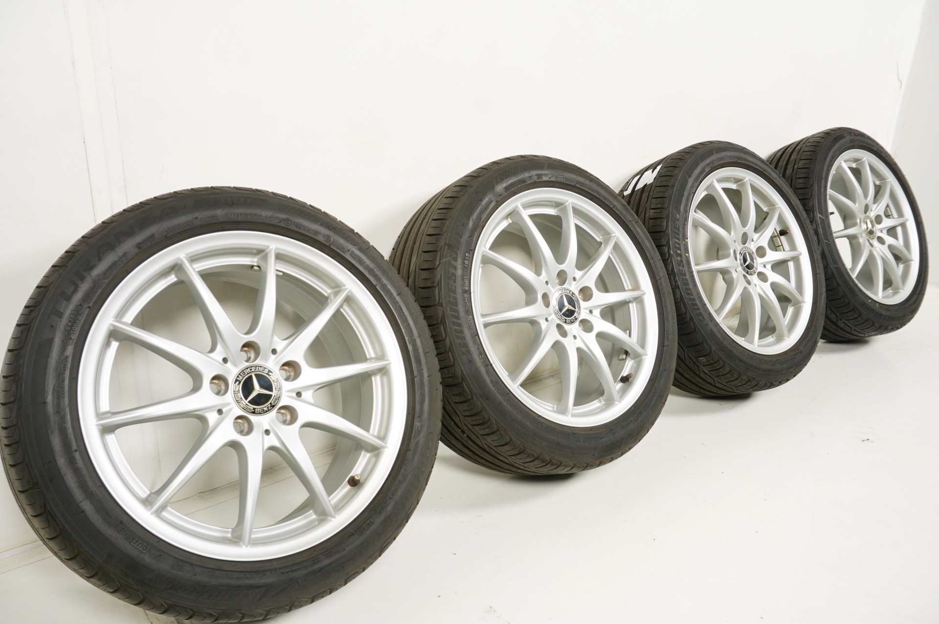 4x Sommer-Komplettrad 17 Zoll | Mercedes A B CLA-Klasse W176 W246 W117 | 225/45 4x Sommer-Komplettrad 17 Zoll | Mercedes A B CLA-Klasse W176 W246 W117 | 225/45