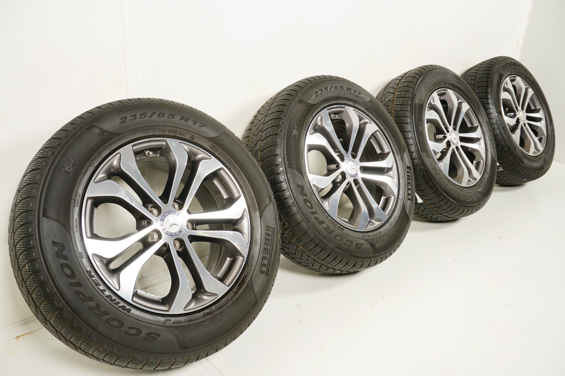 4x Winter-Komplettrad 17 Zoll | Mercedes GLC Klasse W253 X253 | 235/65 R17 104H